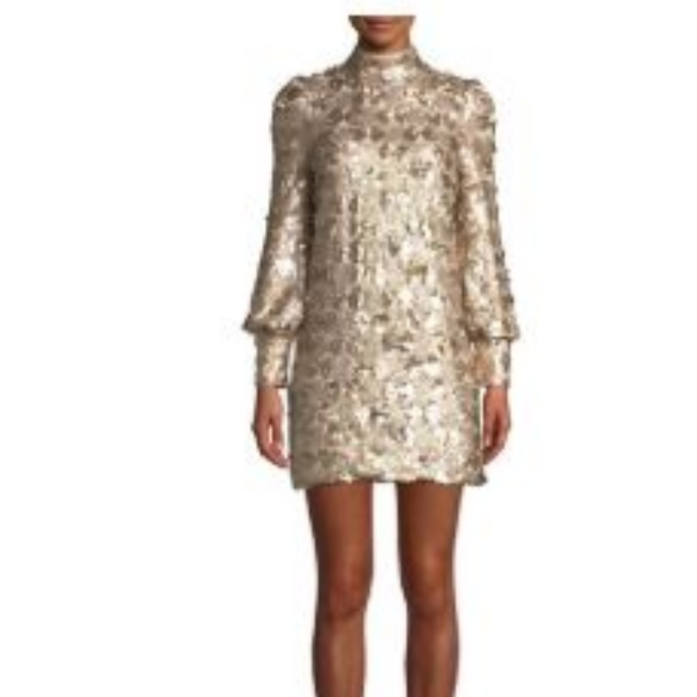 Elliatt "Joan" fully sequined cocktail dress.